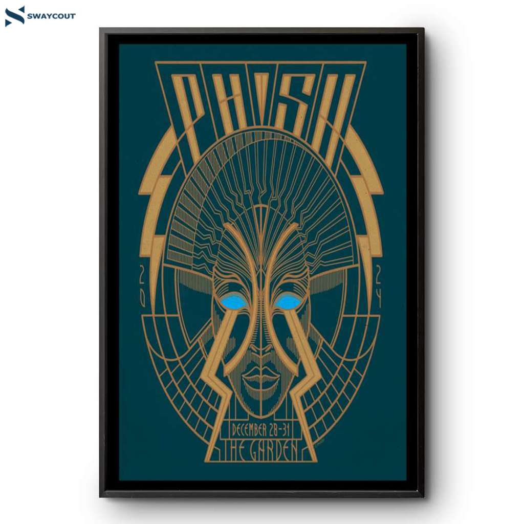 Phish The Garden December 28-31 2024 Poster