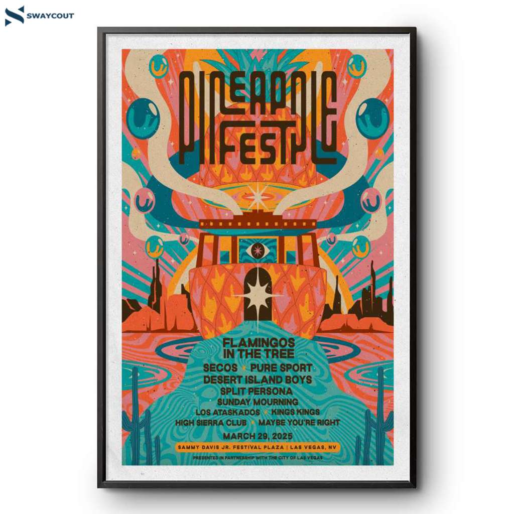 Pineapple Fest Sammy Davis Jr Festival Plaza Mar 29 2025 Poster