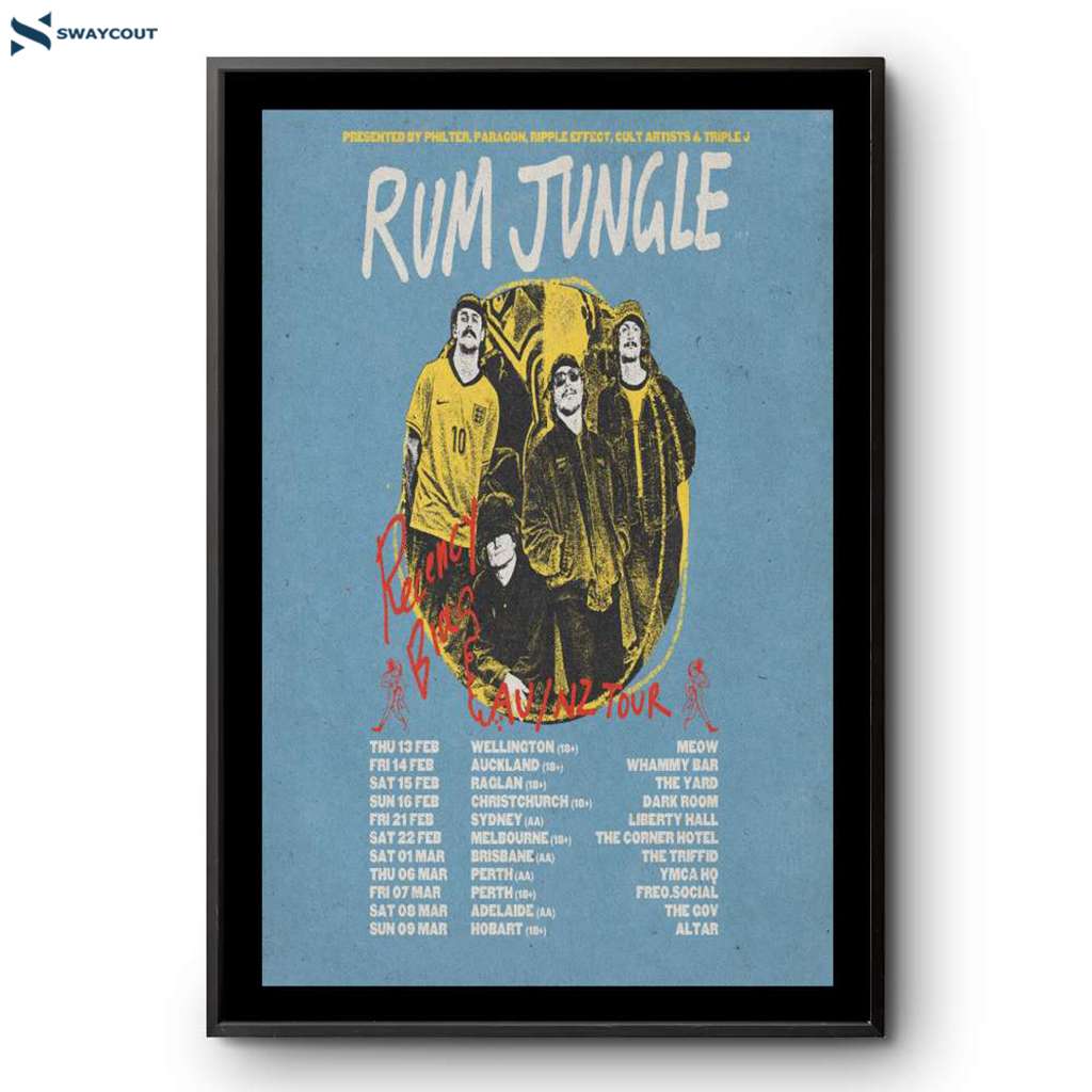 Rum Jungle Au-nz Tour 2025 Poster