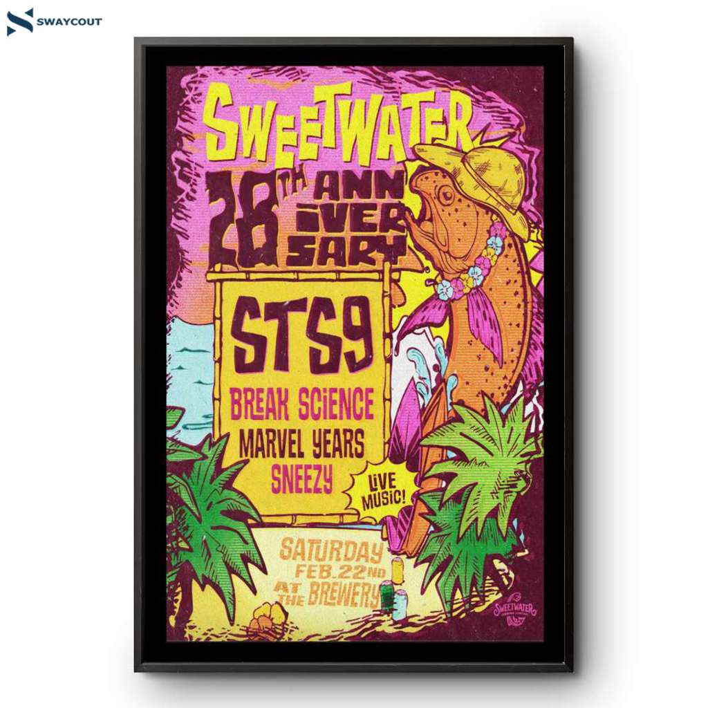 Sweetwater 28th Anniversay Sts9 Brewery’s Flagship Atlanta Ga Feb 22 2025 Poster