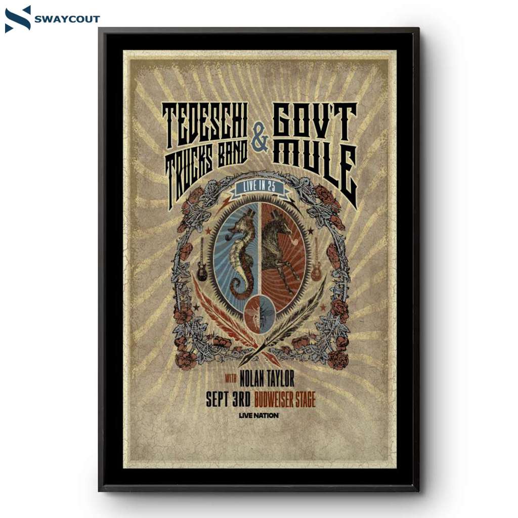 Tedeschi Trucks Band And Gov't Mule Budweiser Stage Toronto On Sep 3 2025 Poster