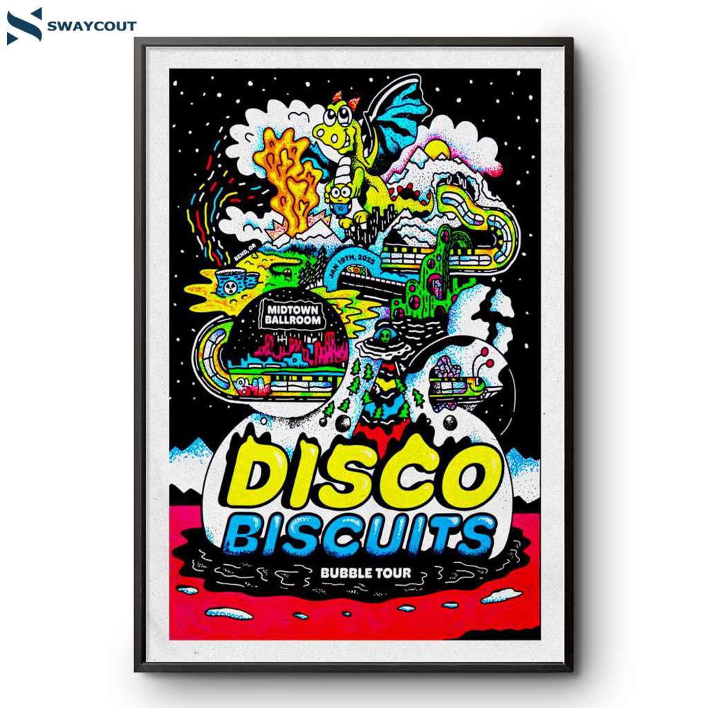 The Disco Biscuits Midtown Ballroom Bend Or Jan 19 2025 Poster