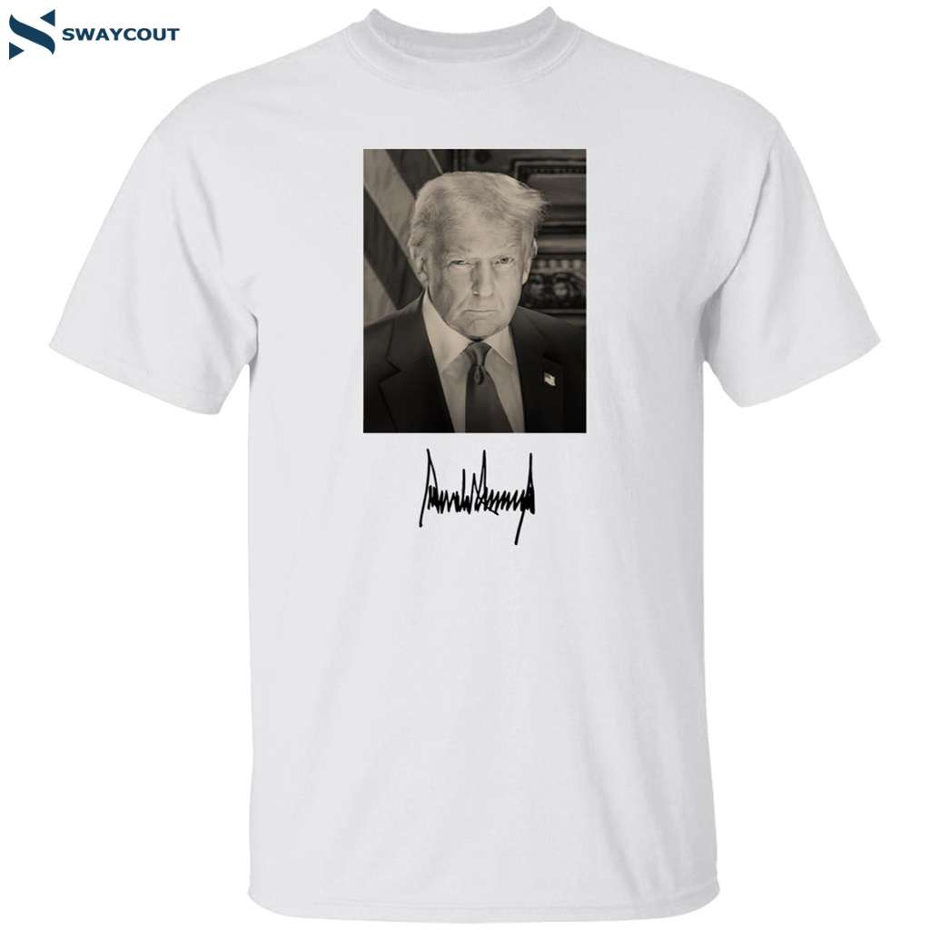 Trump President Inauguration Portrait Photo 2025 Shirt