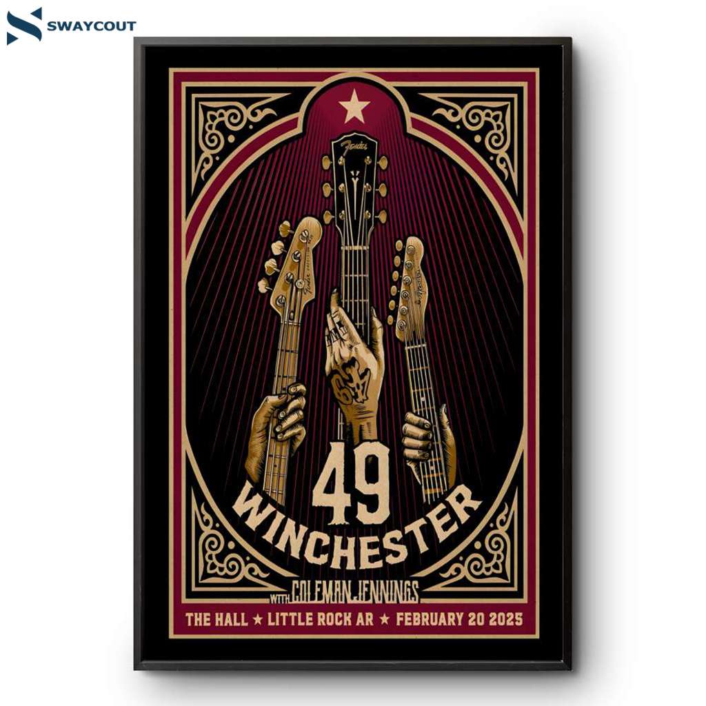 49 Winchester Little Rock Ar Tour Feb 20 2025 Poster