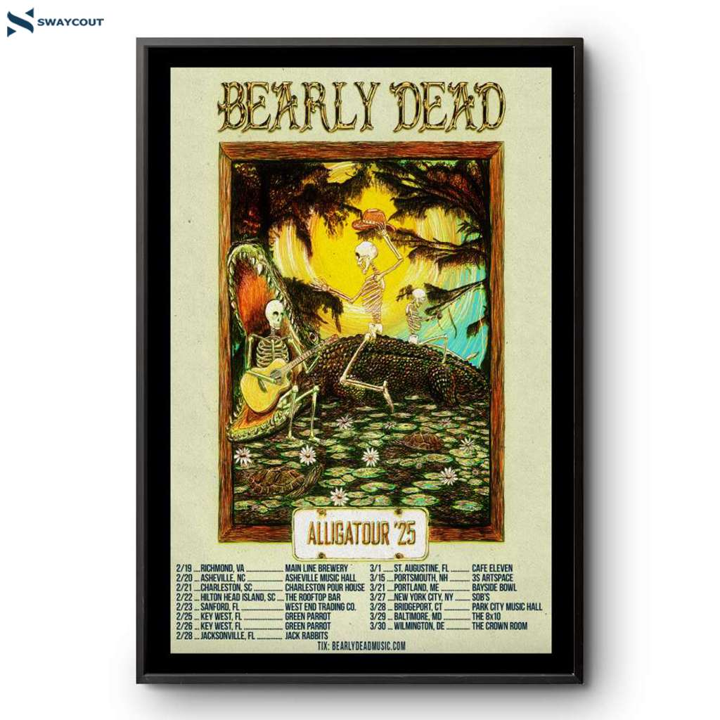 Bearly Dead Heading South To Florida 2025 Poster