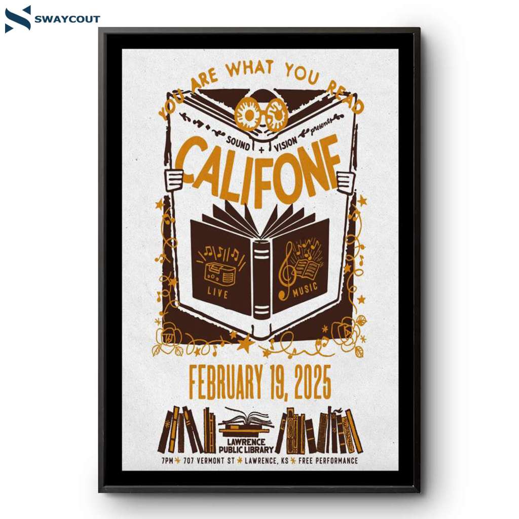 Califone Timrutili Lawrence Ks February 19 2025 Poster