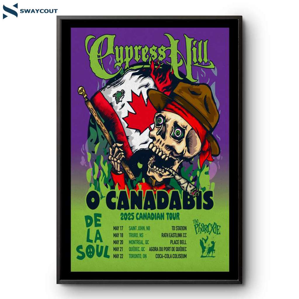 Cypress Hill Canada 2025 Poster