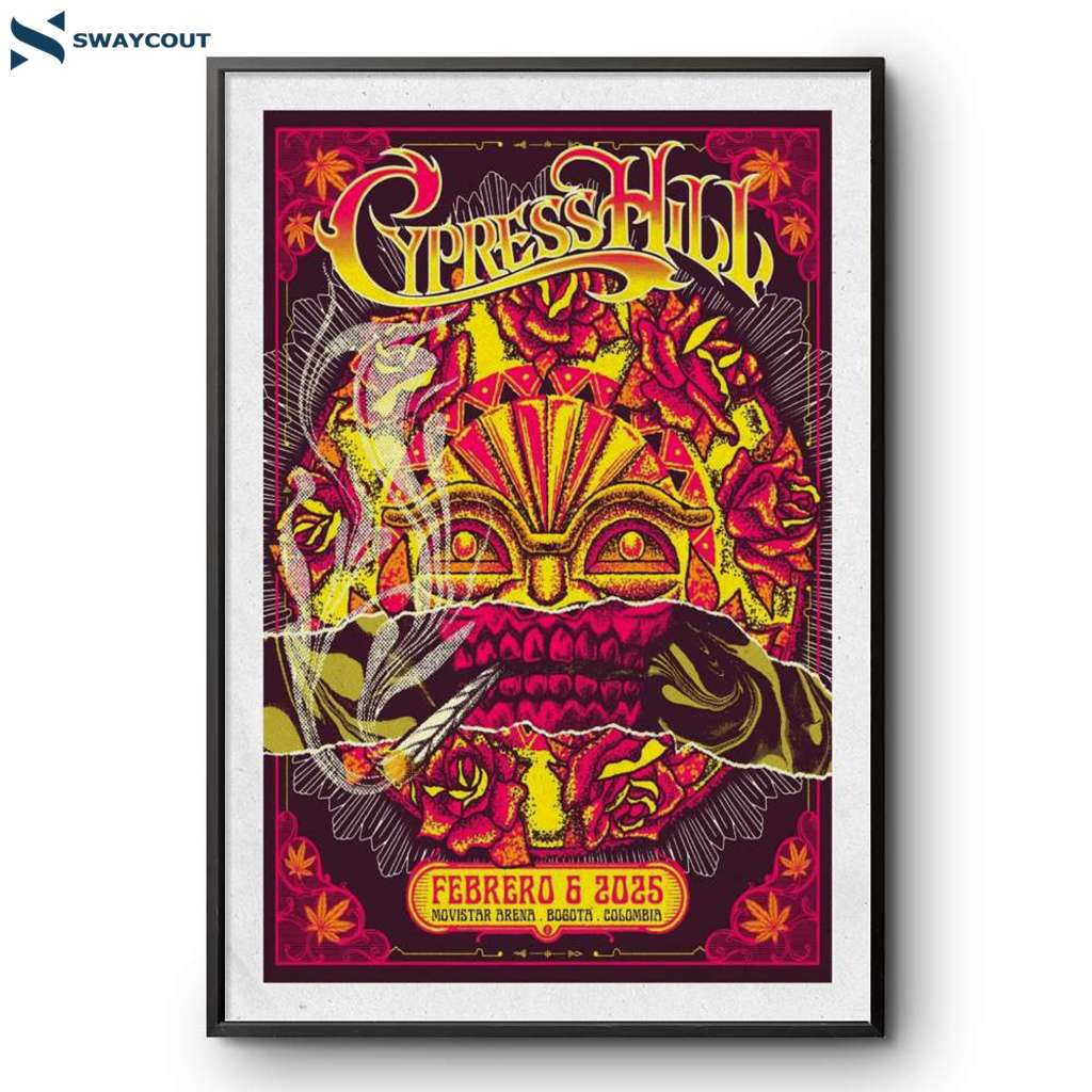 Cypress Hill Event Bogota Colombia February 6 2025 Poster