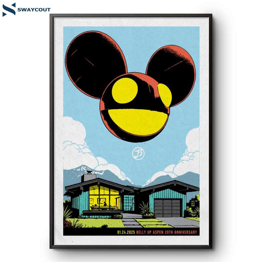 Deadmau5 2025 Aspen Colorado Tour Poster