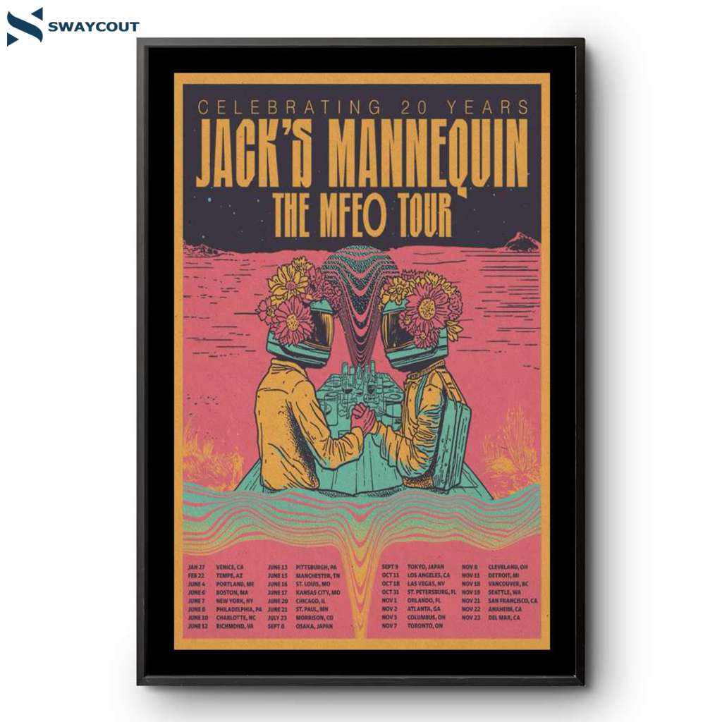 Jack’s Mannequin The Mfeo Tour 2025 Poster