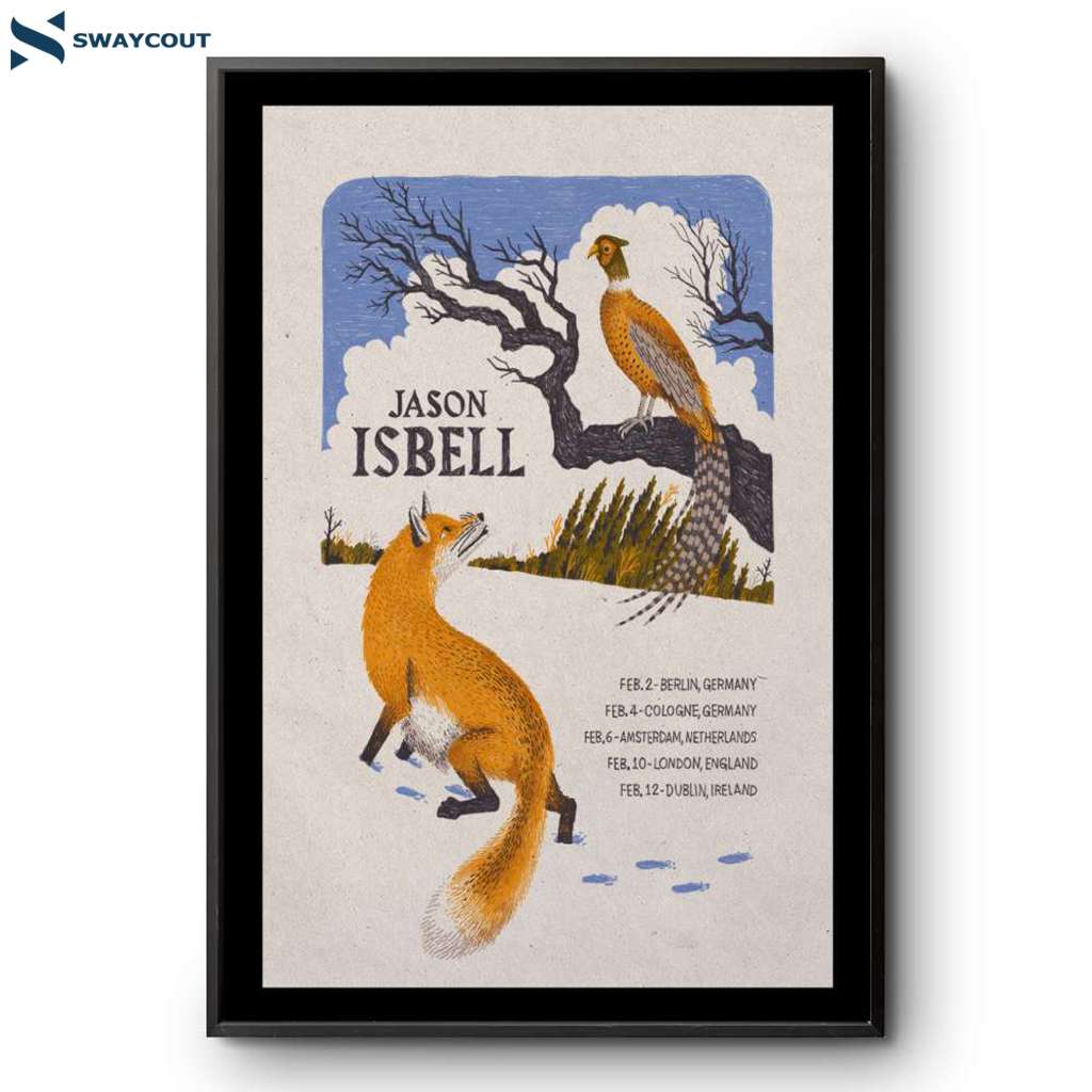 Jason Isbell Tour Ireland Netherlands Feb 6 2025 Poster