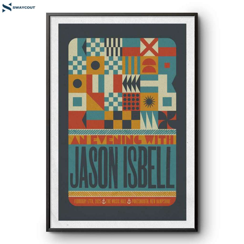 Jason Isbell The Music Hall Portsmouth Nh February 17 2025 Poster