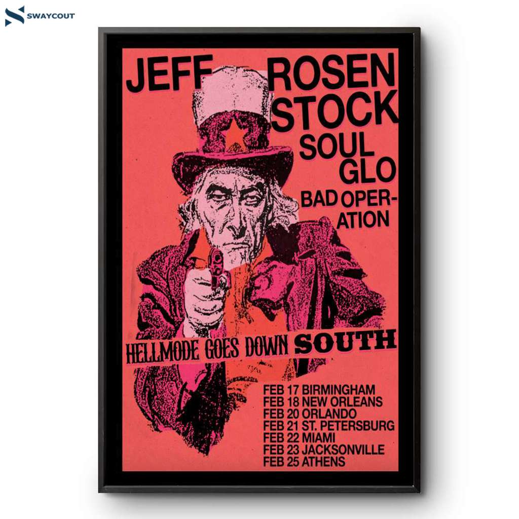 Jeff Rosenstock Tour February 2025 Poster