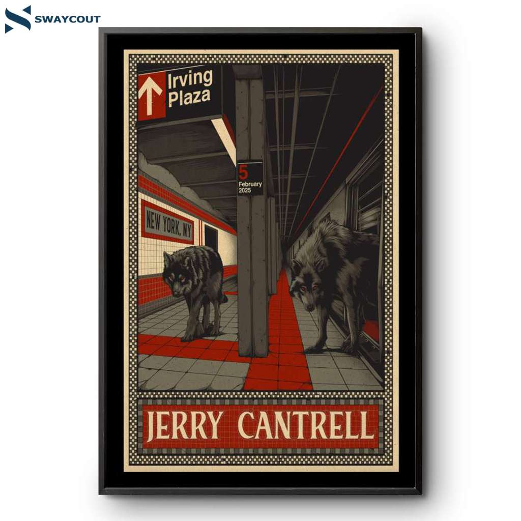 Jerry Cantrell Irving Plaza New York Ny Feb 5 2025 Poster