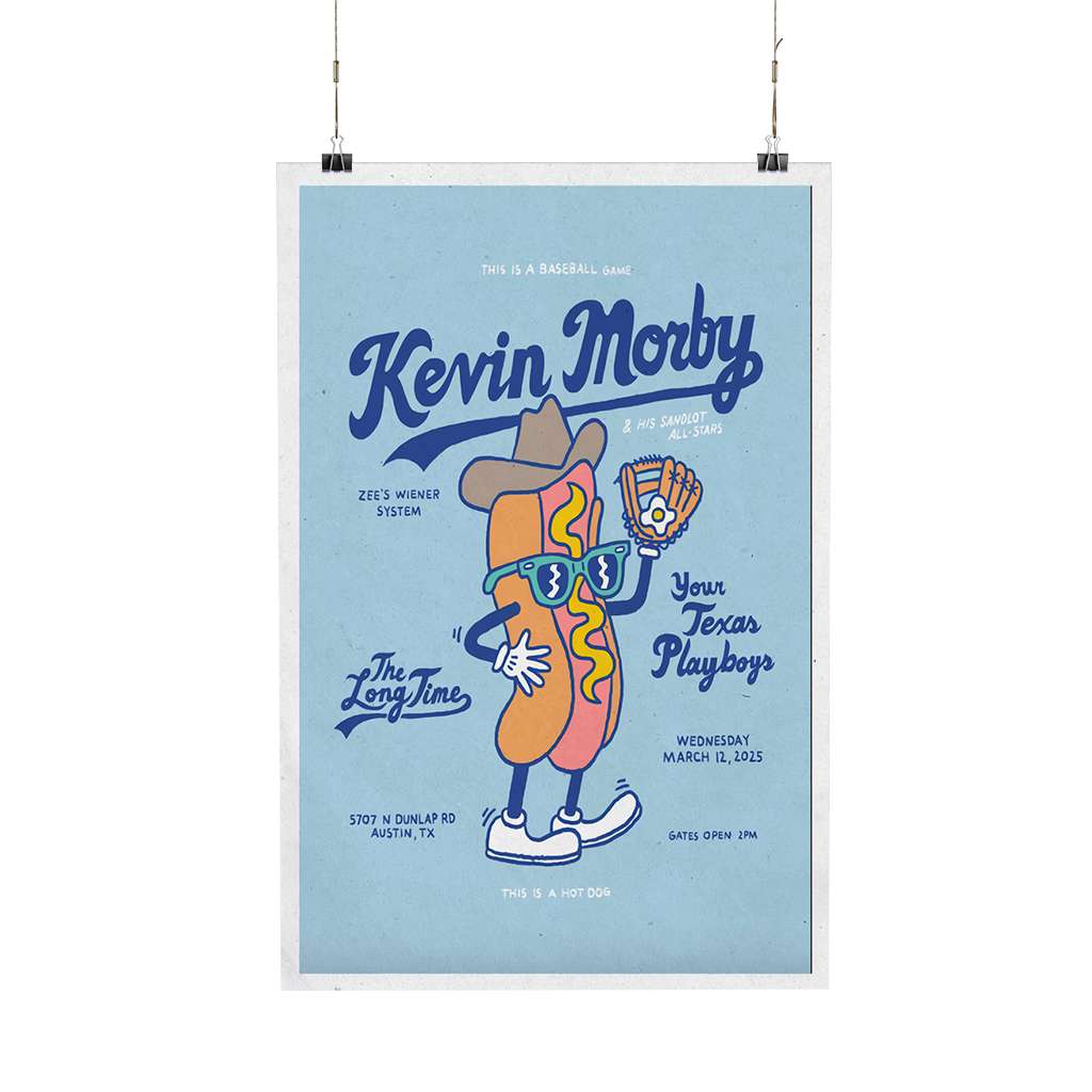 Kevin Morby The Long Time Austin Tx Mar 12 2025 Poster