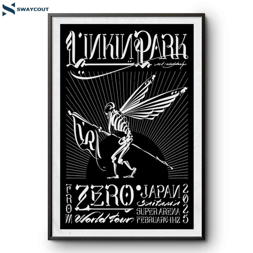 Linkin Park Tokyo Jp Feb 11-12 2025 Poster