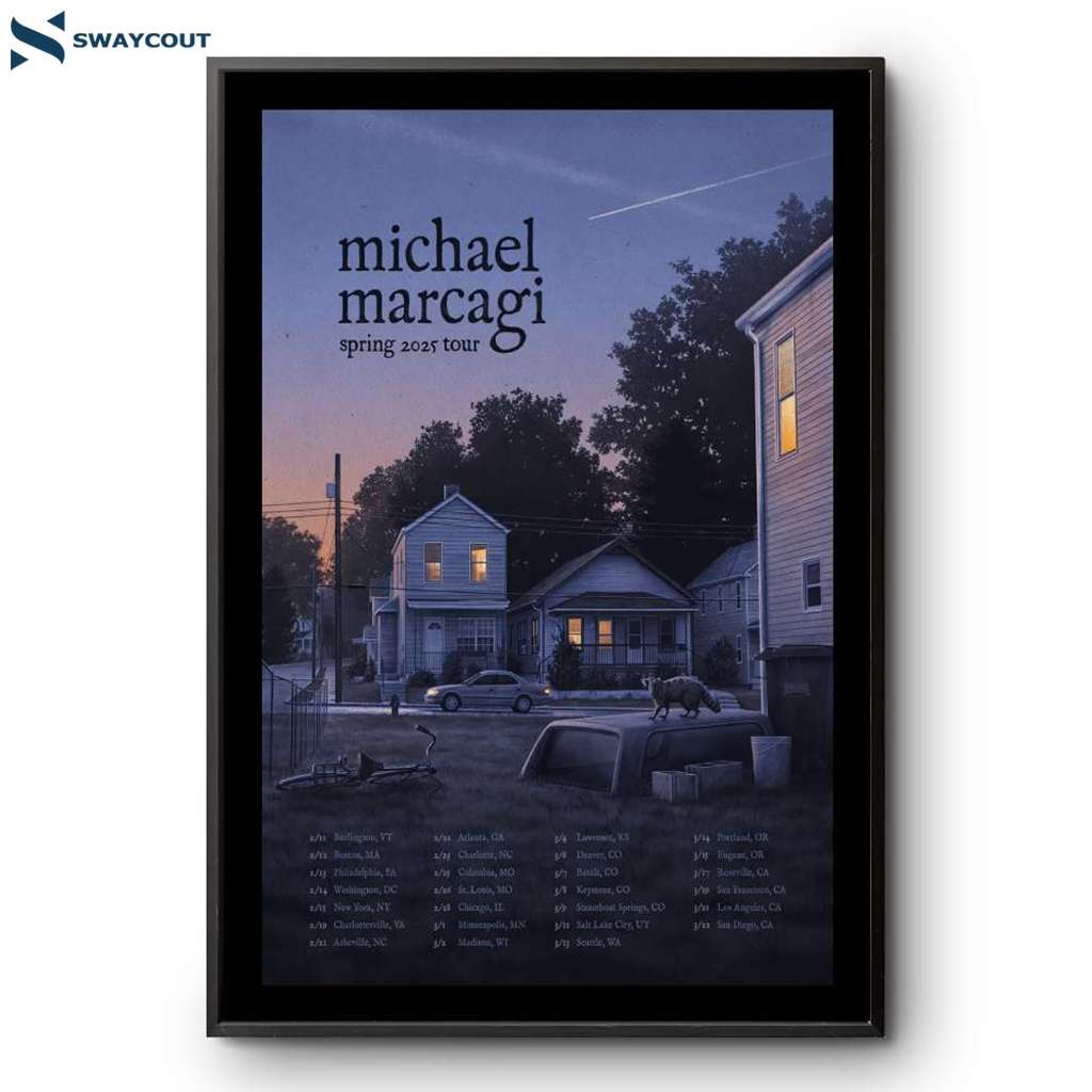 Michael Marcagi Spring Tour 2025 Poster