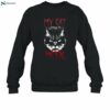 My Cat Listens To Metal Funny Cat Rock Shirt