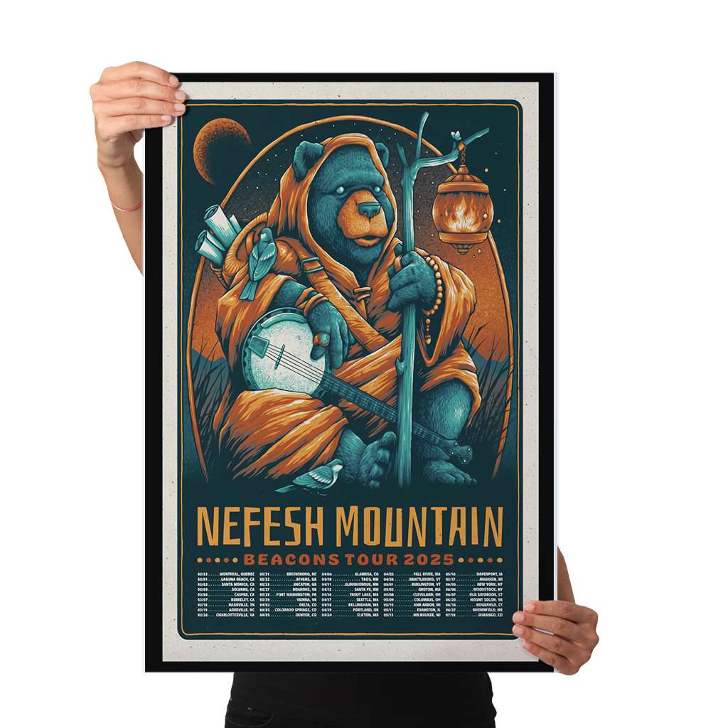 Nefesh Mountain Beacons Tour 2025 Poster