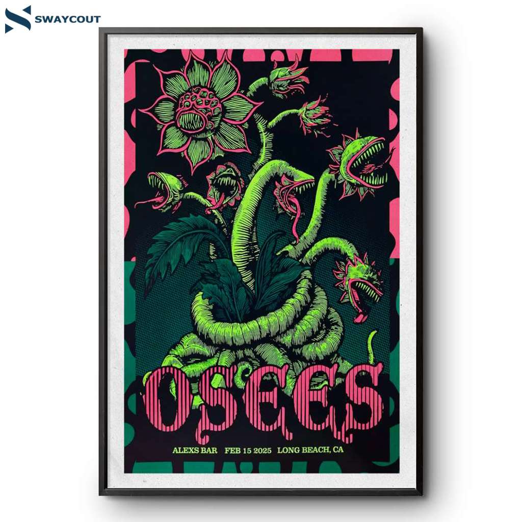 Osees Alexs Bar Long Beach Ca Feb 15 2025 Poster