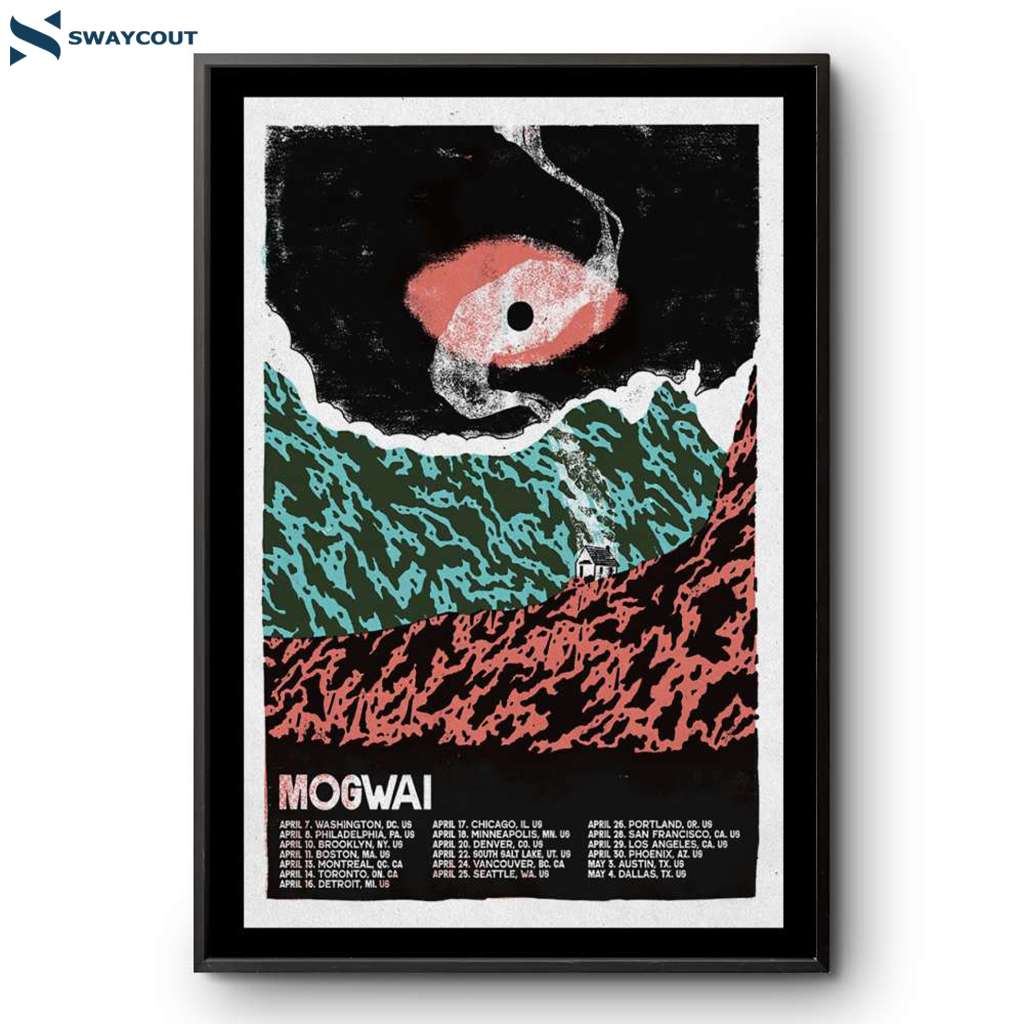 Poster Mogwai World Tour At Us 2025 Poster