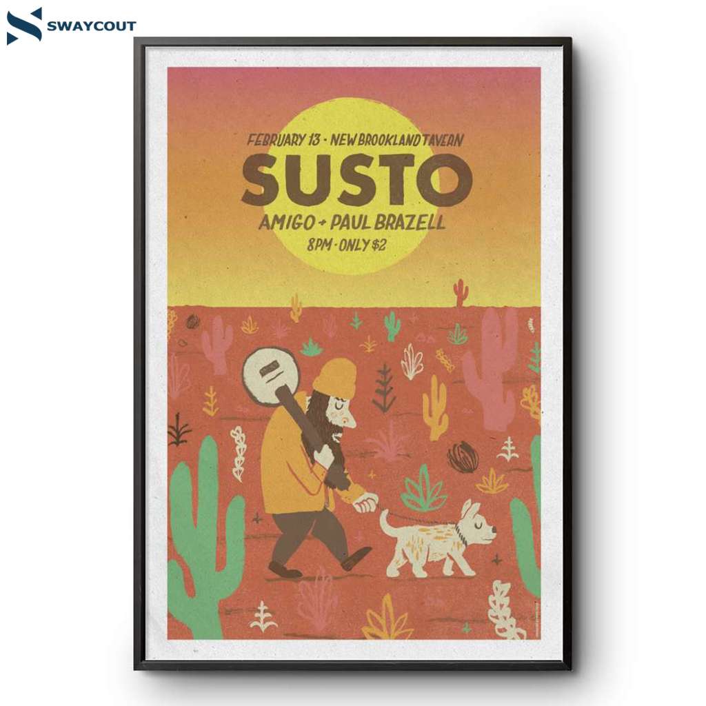 Susto Savannah Ga Feb 13 2025 Vintage Poster