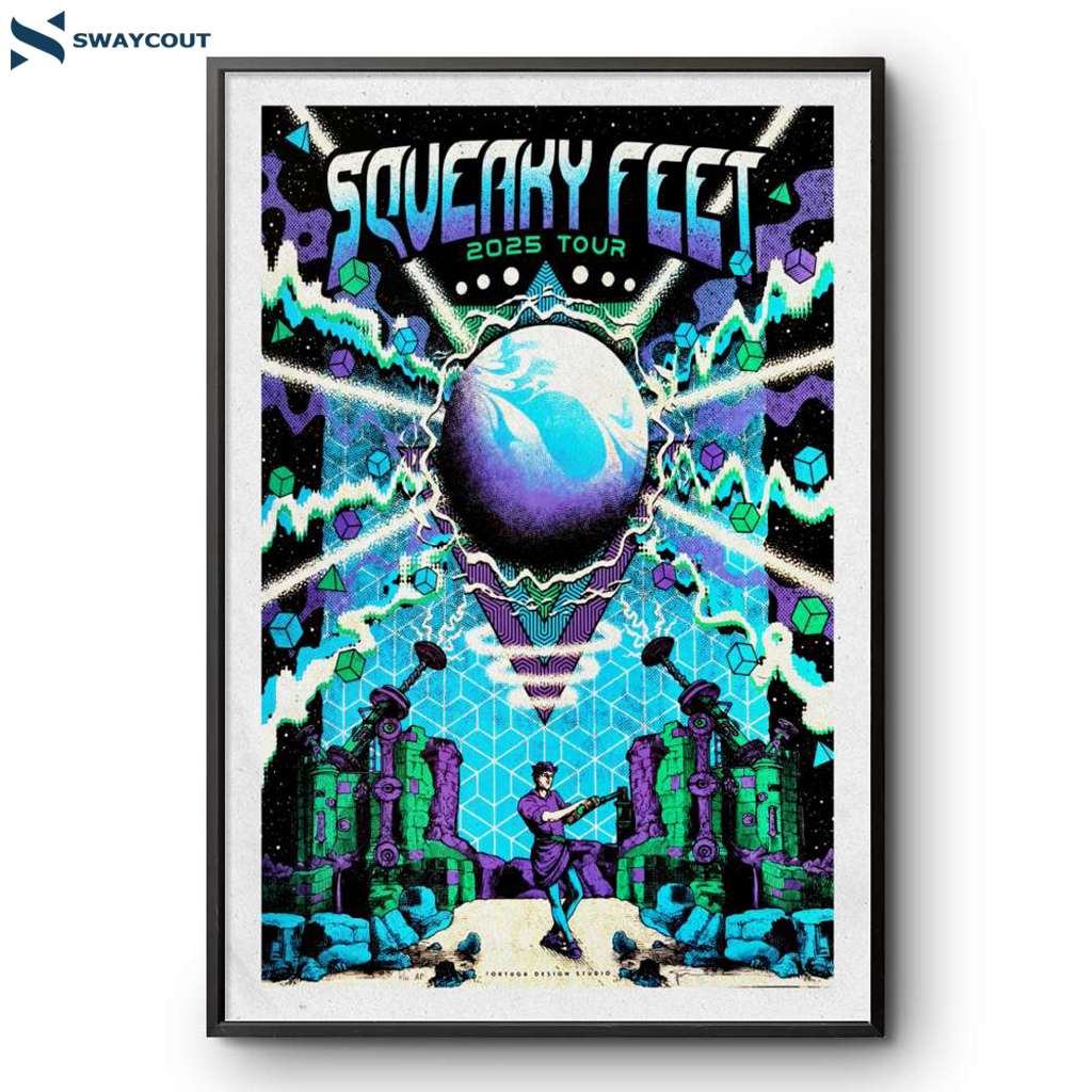 Squeaky Feet 2025 Tour Poster