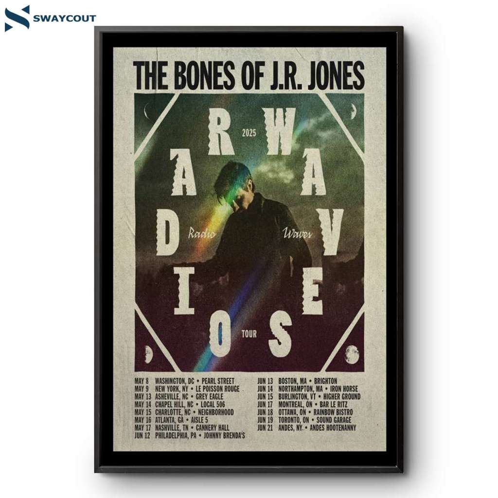 The Bones Of J.r. Jones Turn The Radio Poster