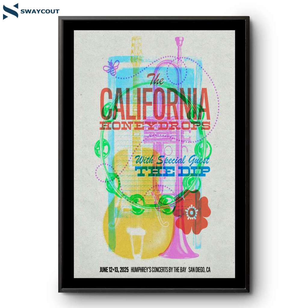 The California Honeydrops Humphreys Concerts By The Bay San Diego Ca June 12-13 2025 Poster