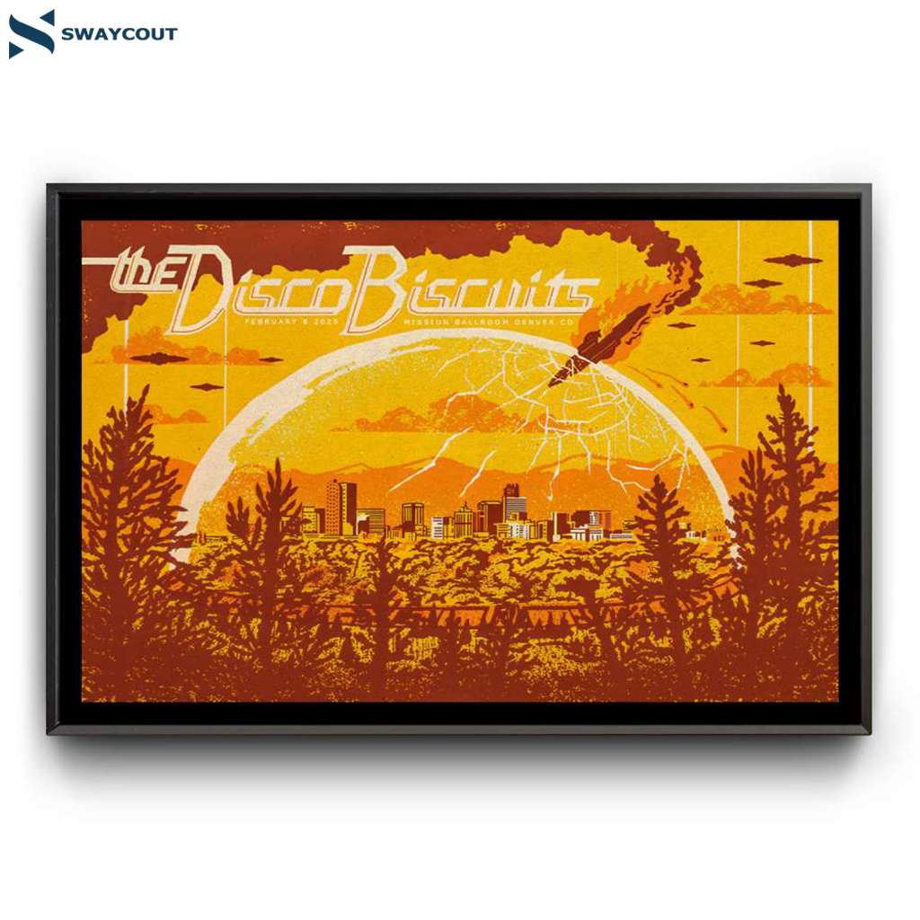 The Disco Biscuits Denver Co Mission Ballroom Feb 08 2025 Poster