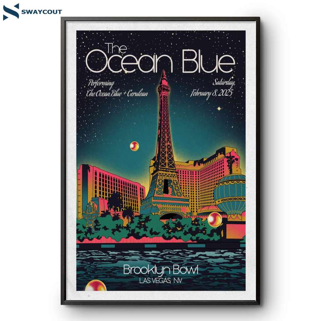 The Ocean Blue Brooklyn Bowl Las Vegas Nv February 8 2025 Poster