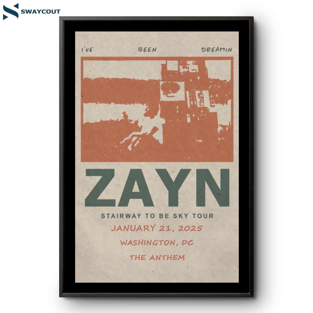 Zayn The Anthem Washington Dc January 21 2025 Poster