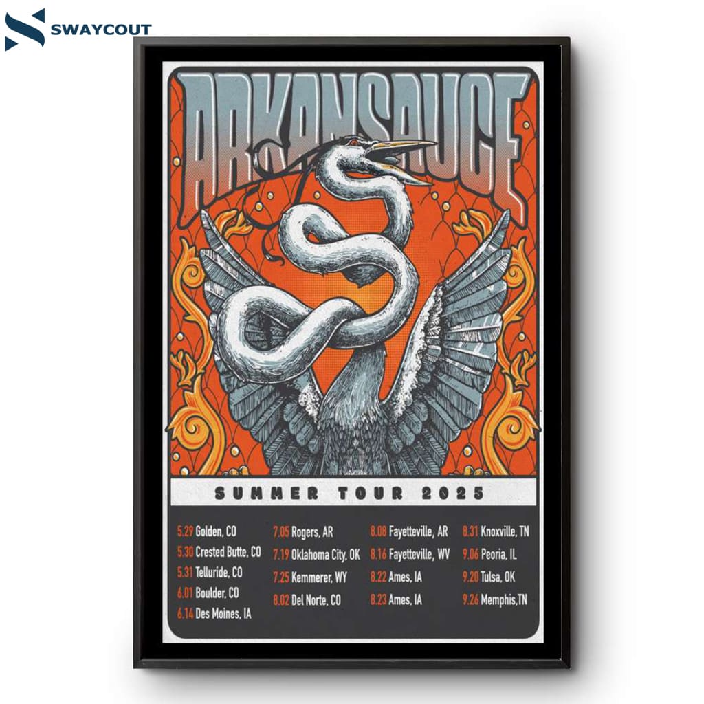 Arkansauce 2025 Summer Tour Poster