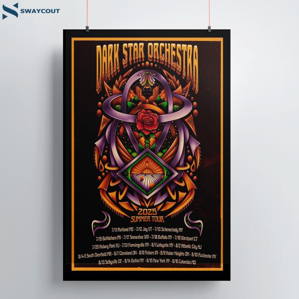 Dark Star Orchestra 2025 Summer Tour Poster 1