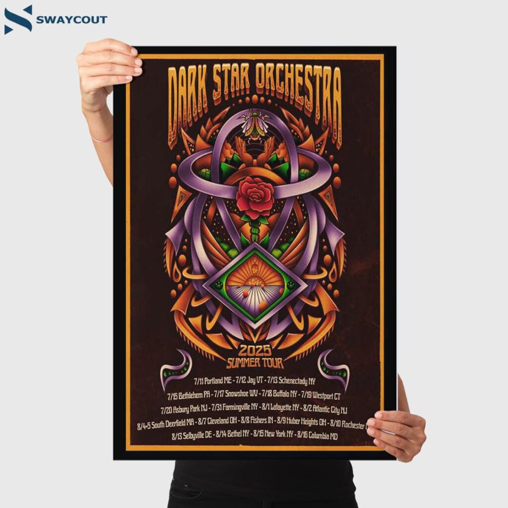 Dark Star Orchestra 2025 Summer Tour Poster 3