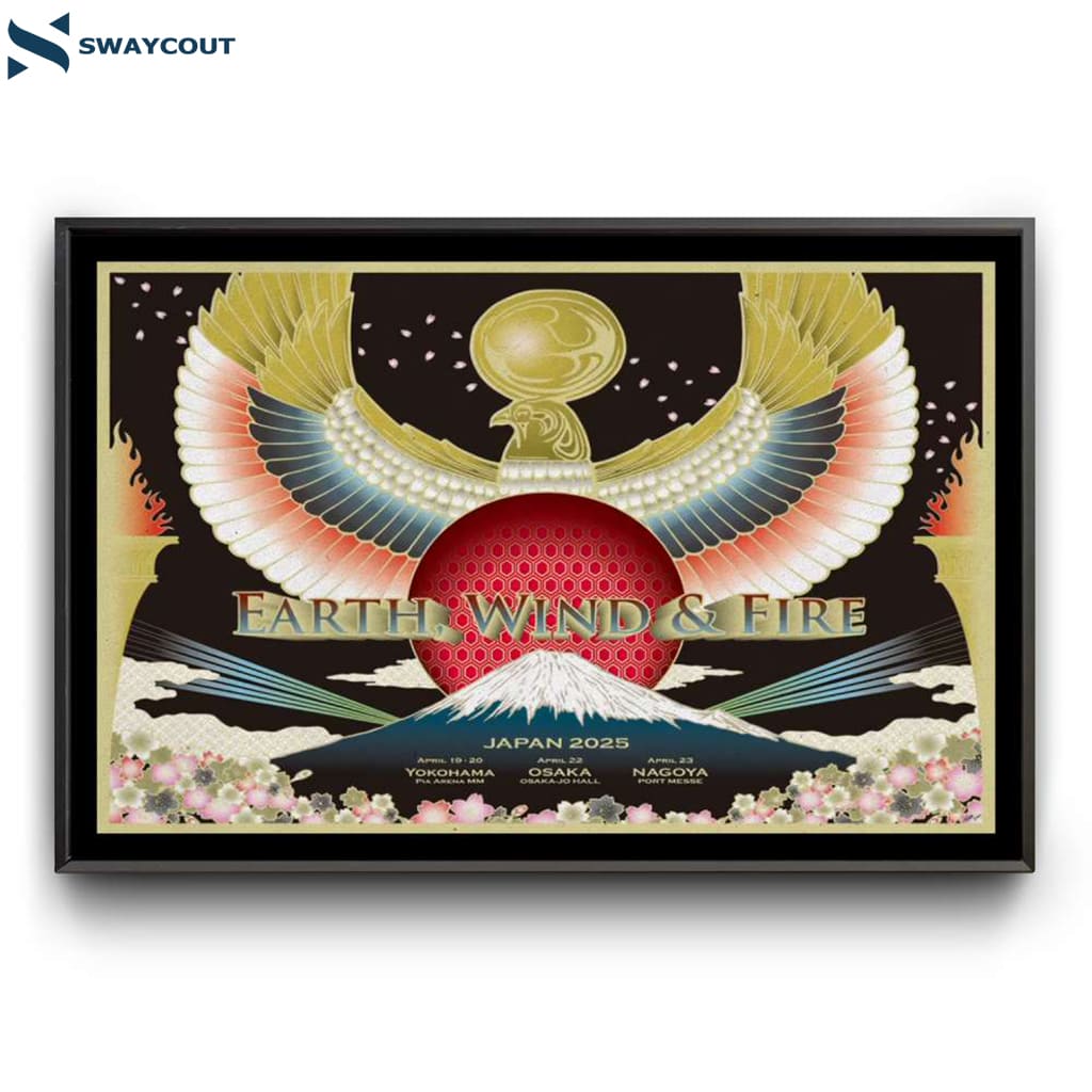 Earth, Wind & Fire Japan April 19-23 2025 Poster