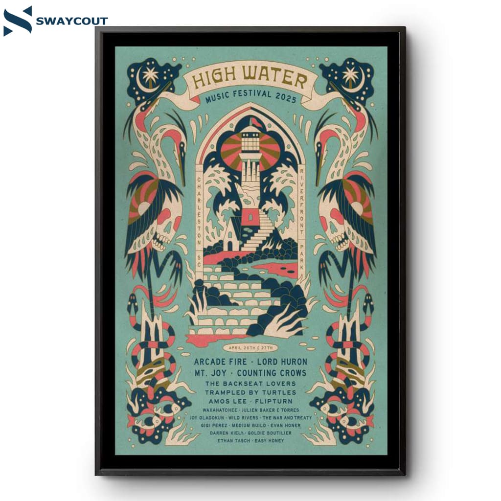 High Water Music Festival Apr 26-27 2025 Poster