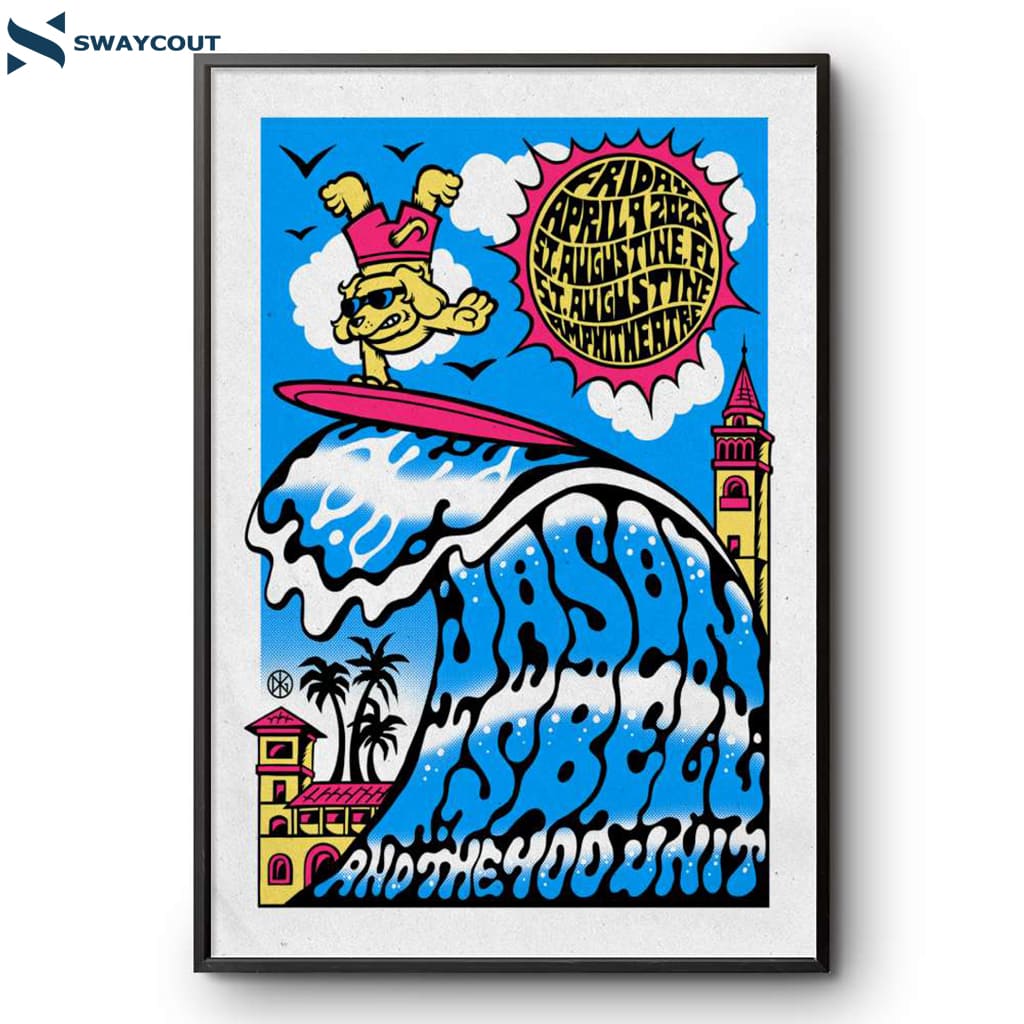 Jason Isbell And 400 Unit St. Augustine Fl April 9 2025 Poster