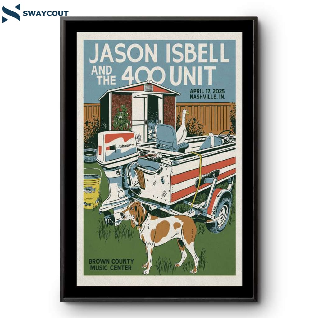 Jason Isbell And The 400 Unit April 17 2025 Nashville In Poster