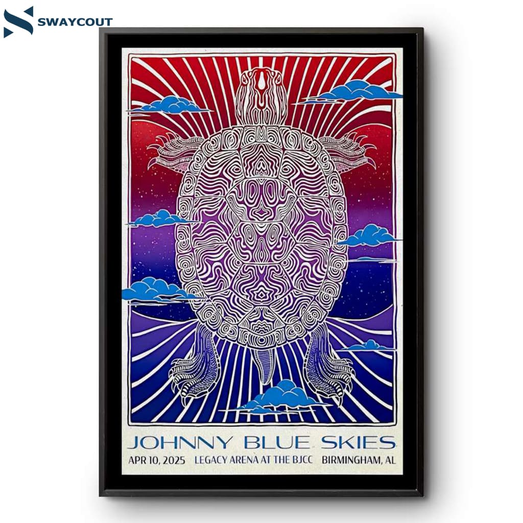 Johnny Blue Skies Birmingham Al Apr 10 2025 Poster