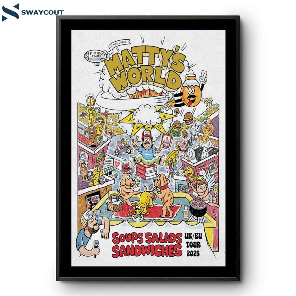 Matty Matheson's World Uk Eu Tour 2025 Poster