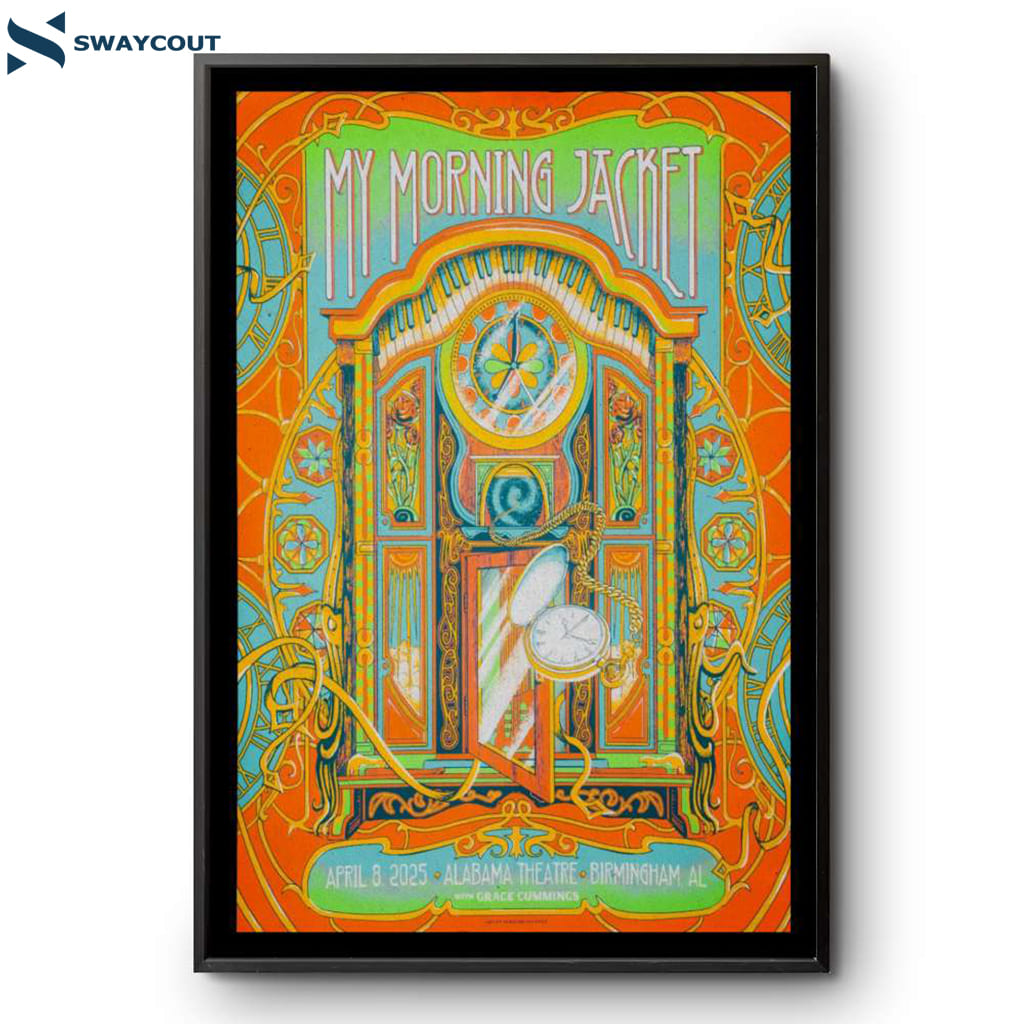 My Morning Jacket 2025 Birmingham Al Tour Poster