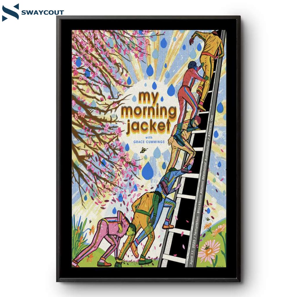 My Morning Jacket Athens Ohio April 17 2025 Tour Poster