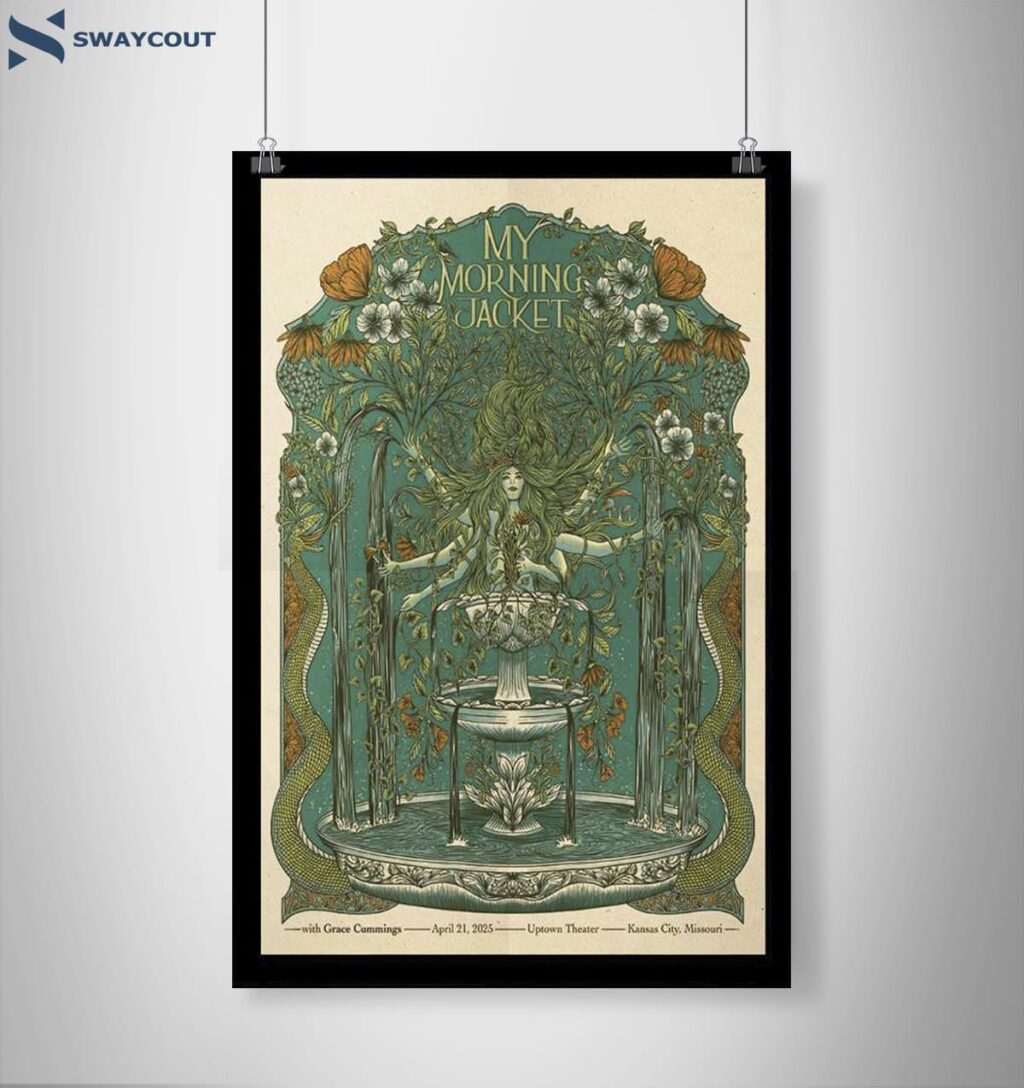 My Morning Jacket Kansas City Mo Uptown Theater April 21 2025 Poster 2