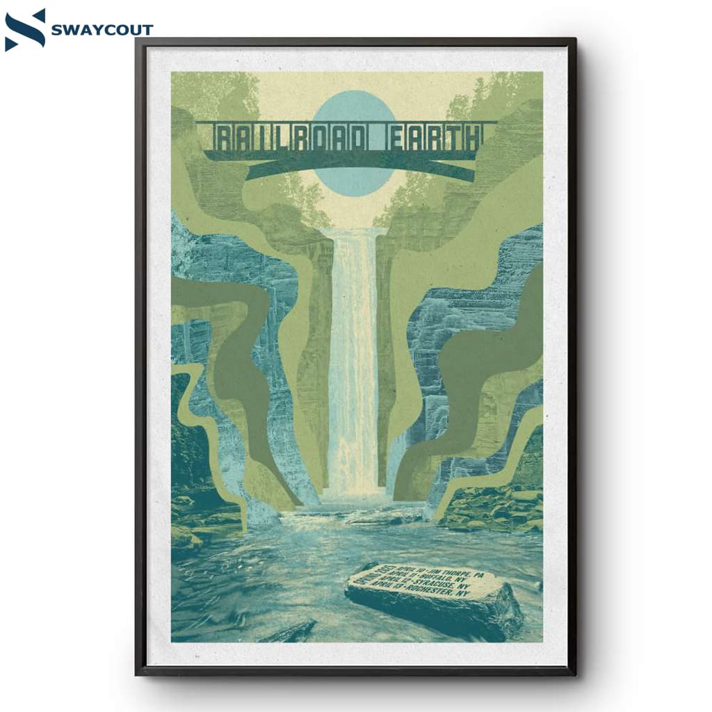 Railroad Earth Town Ballroom Buffalo Ny Apr 11 2025 Poster