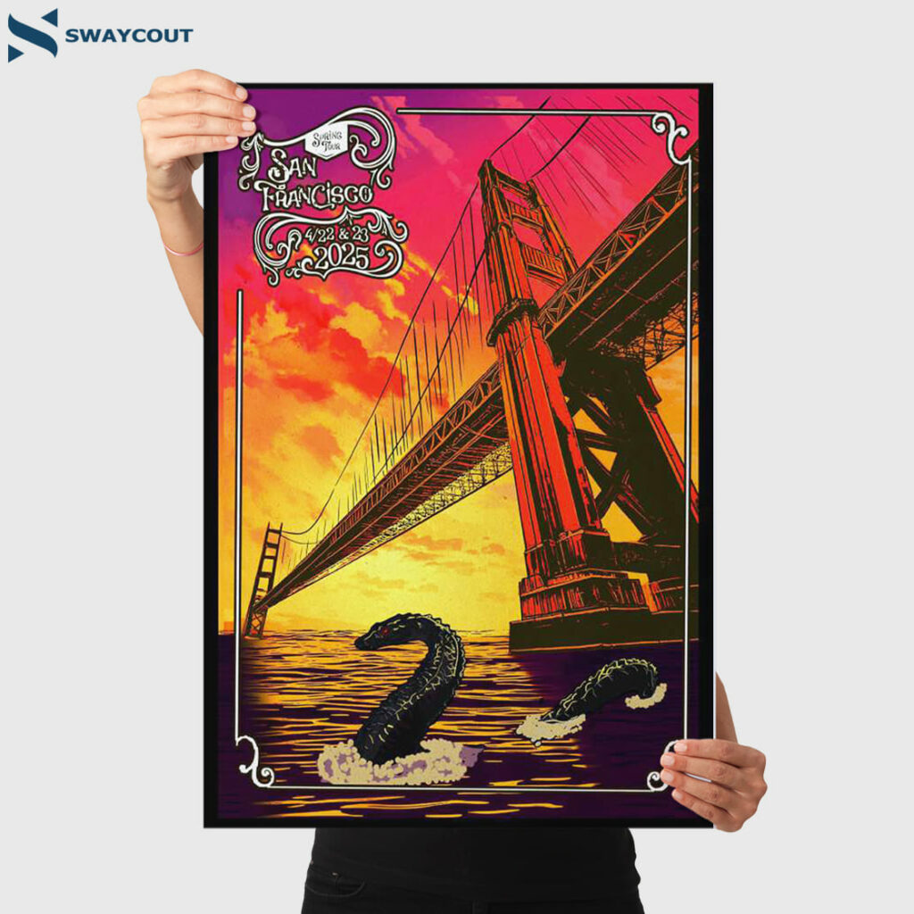 San Francisco Spring Tour Apr 22 & 23 2025 Poster