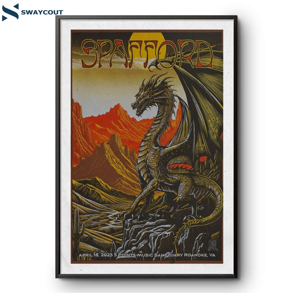 Spafford 5 Points Music Sanctuary Roanoke Va Apr 18 2025 Poster