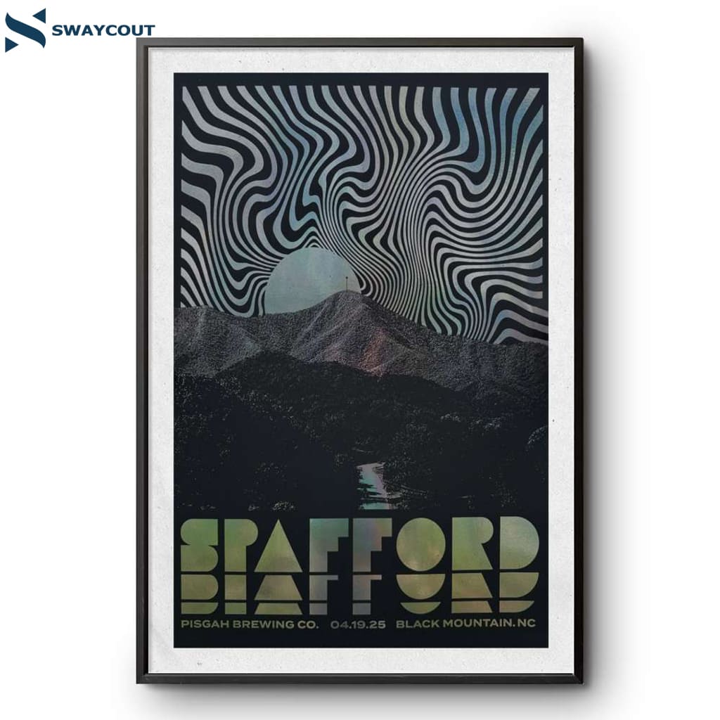 Spafford Concert Pisgah Brewing Co Black Mountain Nc Apr 19 2025 Poster