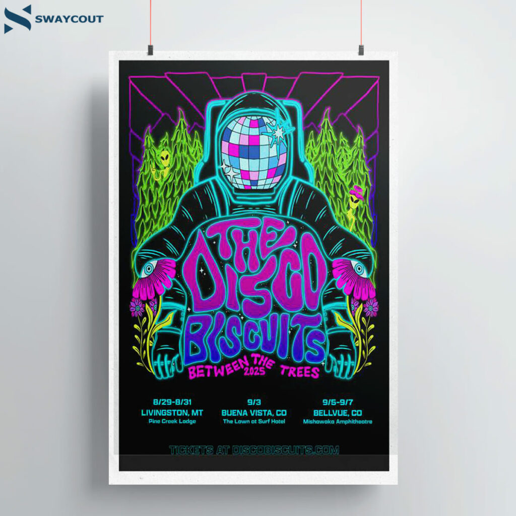 The Disco Biscuits Between The Trees Tour 2025 Poster 1