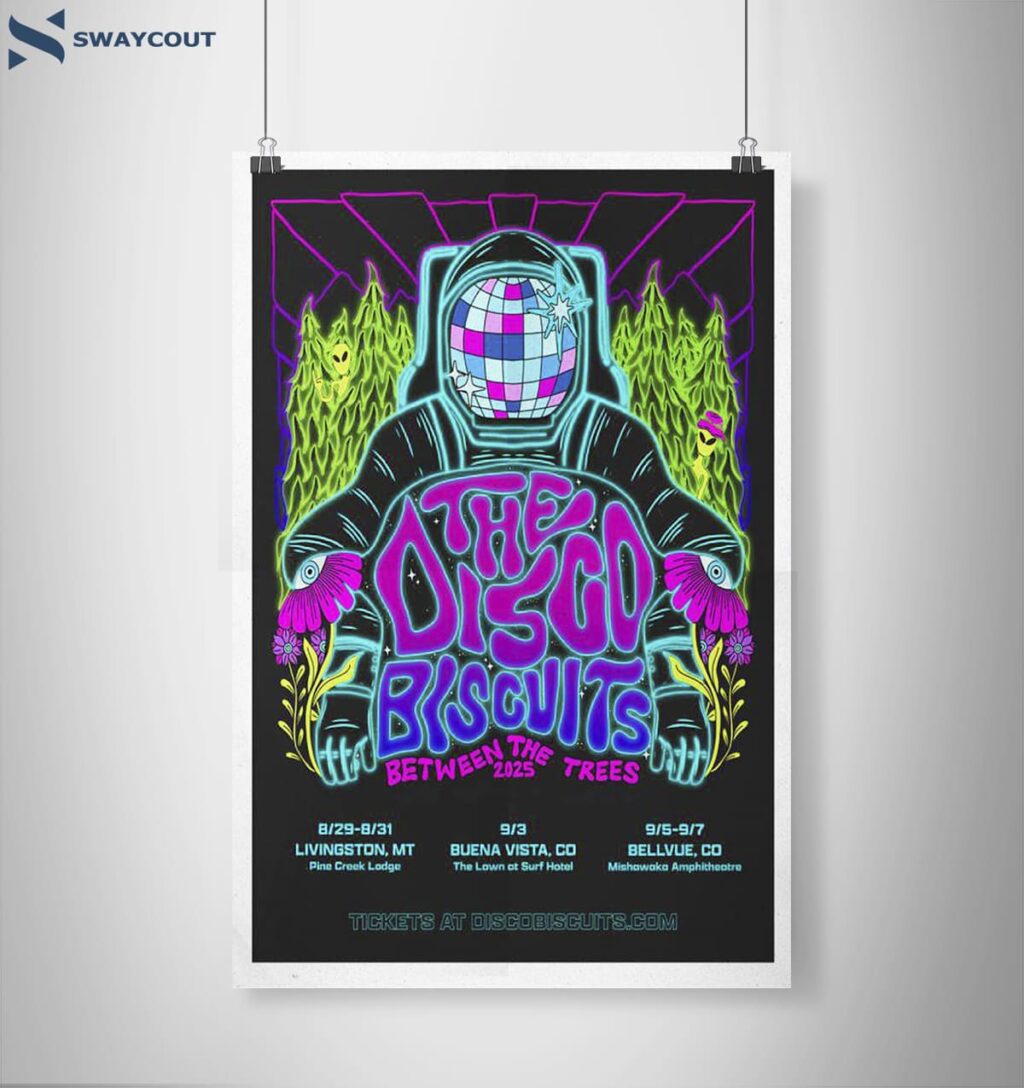 The Disco Biscuits Between The Trees Tour 2025 Poster 2